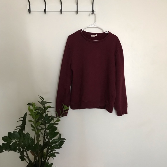 Urban Outfitters Three Feathers Maroon Sweatshirt - Picture 1 of 4